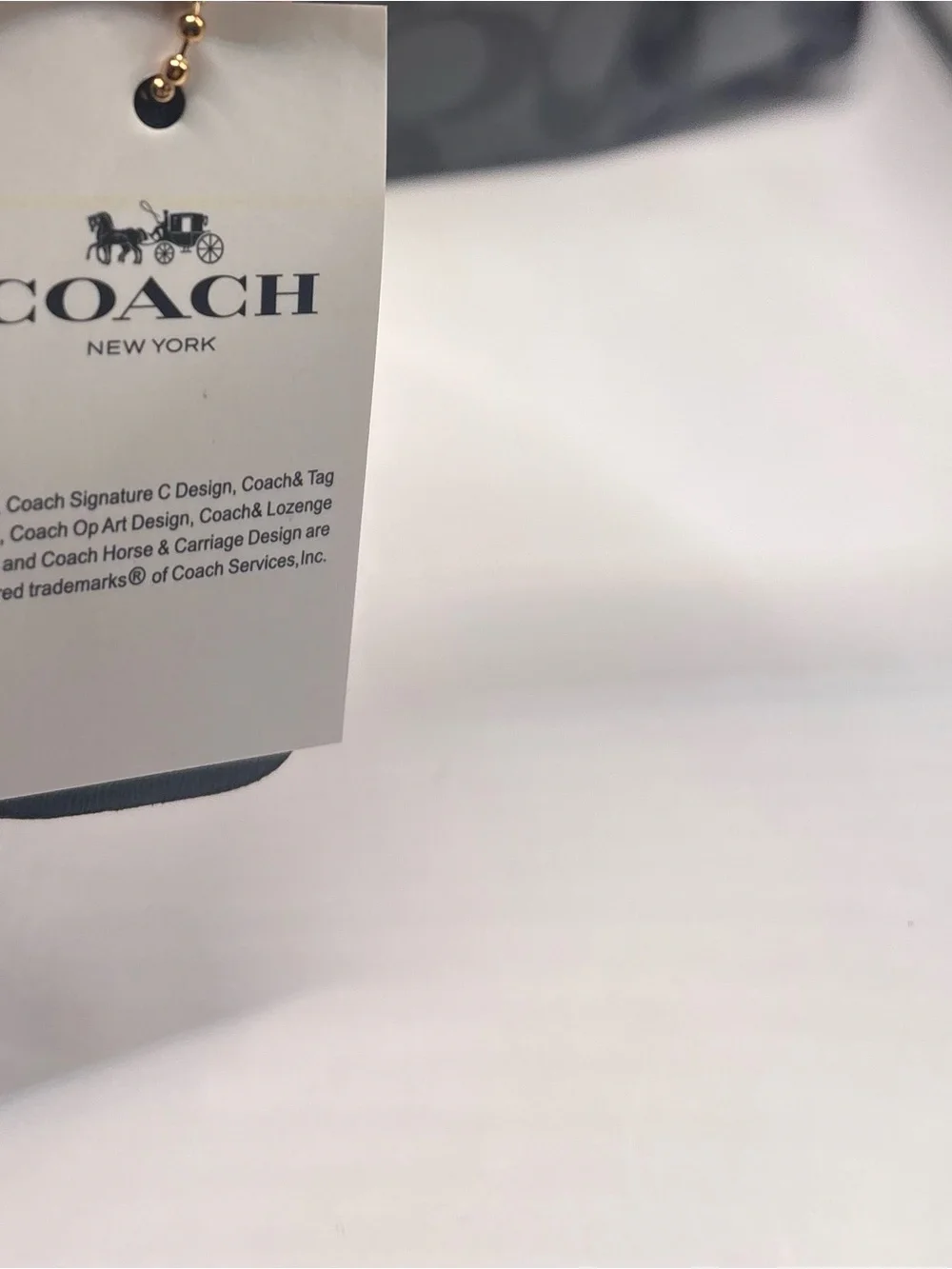 Coach Black Signature Canvas Tote Bag